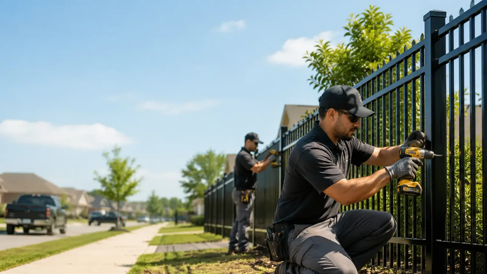 Metal Fence Installation in Wendover, KY